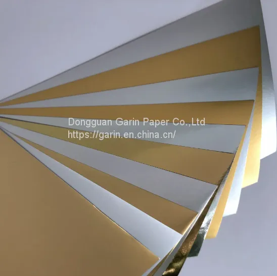250gsm 300gsm 350gsm 400gsm Gold Silver Card Board Metallic Paper Board