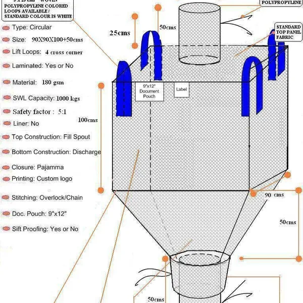 Bulk Liner Bag in 20ft 40ft Ldpe Container Container Liner Bag Dry Container Liner for Soybeans Seeds photo-4