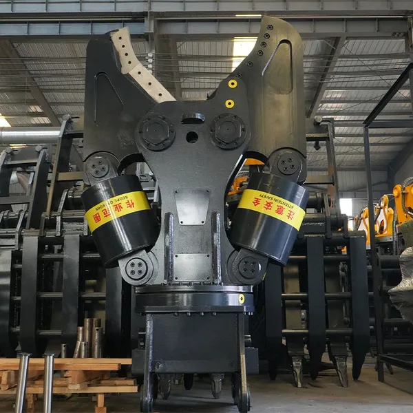 China Supplier Professionally Manufacture Excavator Accessories Double Cylinder Hydraulic Shear