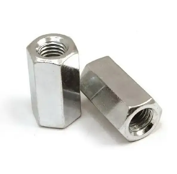 Din6334 Long Nut Hex Nuts Galvanized Hexagon Coupling Nuts