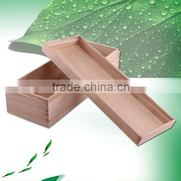 2016 Popular Wooden Storage Box With Paint &compartment Wooden Tea Box photo-3
