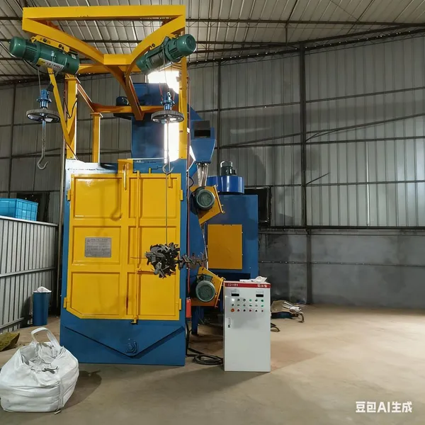 Q378 Single Hook Shot Blasting Machine, Valve, Gear and Other Workpiece Surface Strengthening Cleaning, On-site Installation and Commissioning photo-2