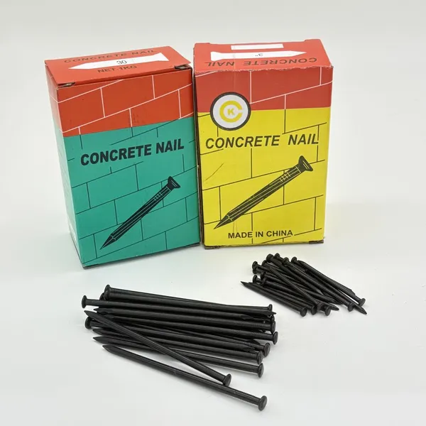 Black Steel Nails With Consistent Gauge and Length Precision photo-3