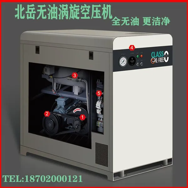 BY oil-free vortex air compressor.1.5KW/2.2KWEnergy saving and silent.