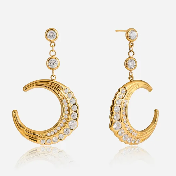 Waterproof Fashion Jewelry Top Ranking Stainless Steel Earrings for Women photo-5