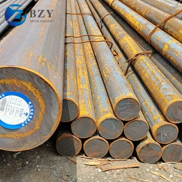 China Big Factory Good Price A36 Flat Square Carbon Steel Round Rod Bar Carbon Round Steel Stainless Steel Round Bar photo-1