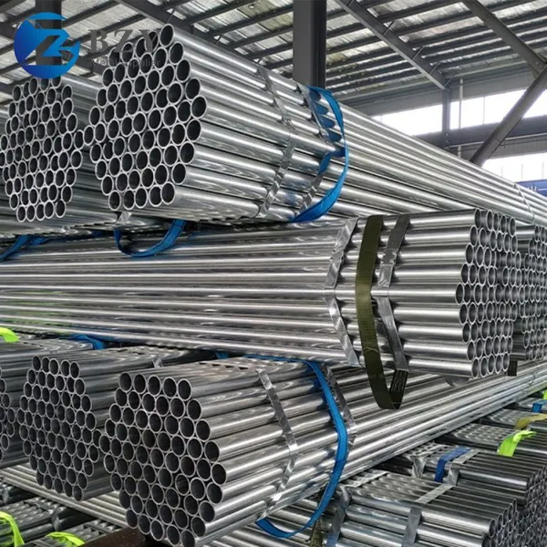 Hot Dip Galvanized Steel Pipe , GI Steel Pipe Pre Galvanized Steel Pipe Galvanized Tube for Construction photo-3