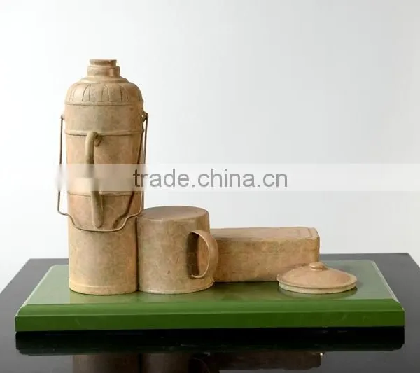 Home Decoration Bronze Live Statue Lunch Box Sculpture Patented photo-5