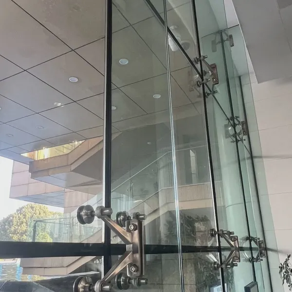 Professional Grade Stainless Steel Spider 4 Way Arm 300mm SS304 Satin Finish Heavy Duty Factory Direct photo-4