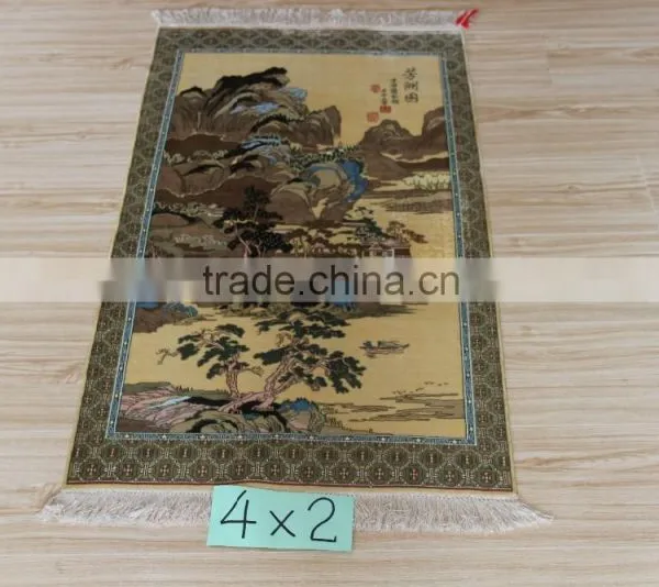 Hot Sale! 2015 Handmade Silk Carpet Stock/high Quality Shaggy Tapestry photo-5