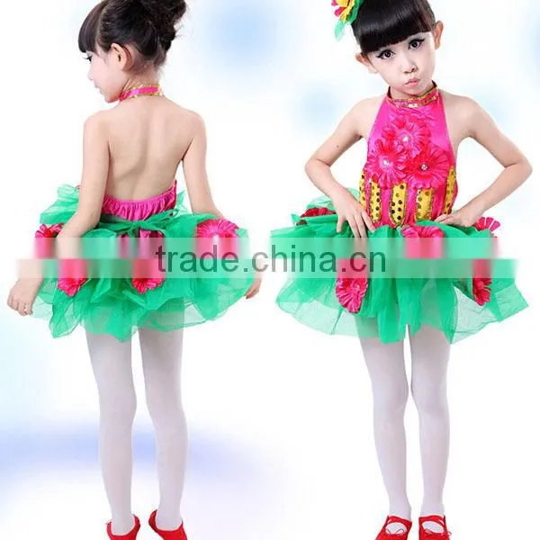 New Design In-stock Children Princess Modern Dance Costume Girls Dance Costumes Ballet Princess Dance Costume photo-6