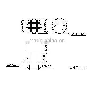 High Quality Open Structure Ultrasonic Sensor NU40C12T/R-1 photo-2