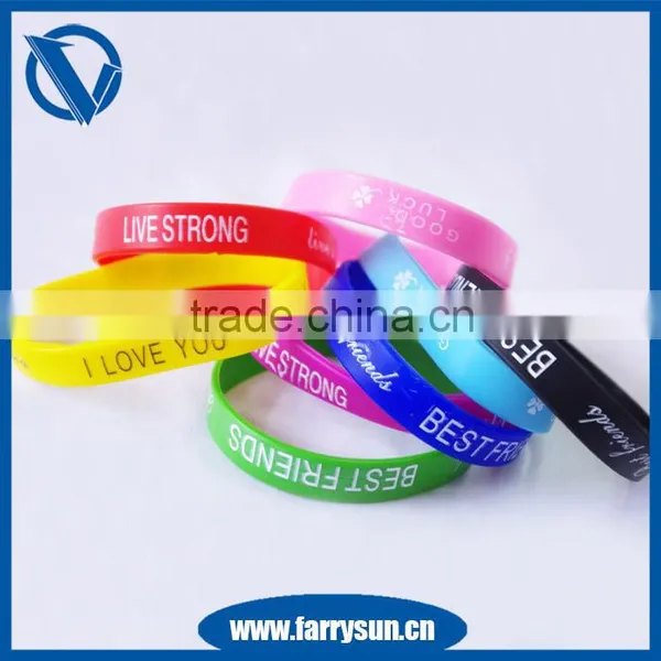 12 Years Manufacturer Silicone Lovers Luminous Bracelet/ Fashion Bracelet 2016 photo-2