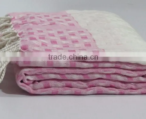 Turkish Beach Throw Fouta Face Towel Custom Sauna Yoga Towels India photo-4