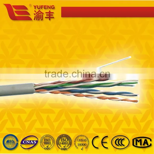 Factory Lowest Price Copper Network Cable 2/4pairs 24AWG UTP Cat5e Cable 305m Wholesale photo-3