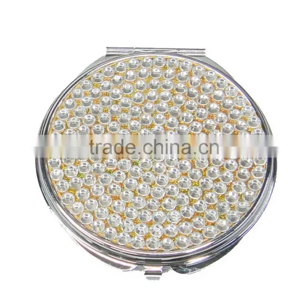 Bling Rhinestone Jeweled Mirror Crystal Comestic Mirror photo-5