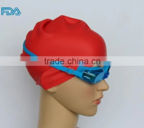 Wholesale Factory Price Silastic Waterproof Swimming Cap Adults Swim Caps photo-4