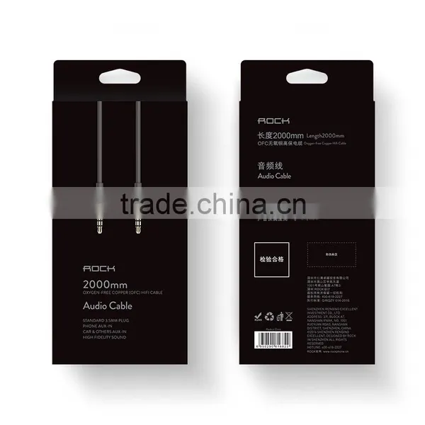 Rock RAU0509 200CM Audio Cable for IPhone 6s Headphone Speaker 3.5MM Universal Metal Aux Stereo Audio Cable photo-6