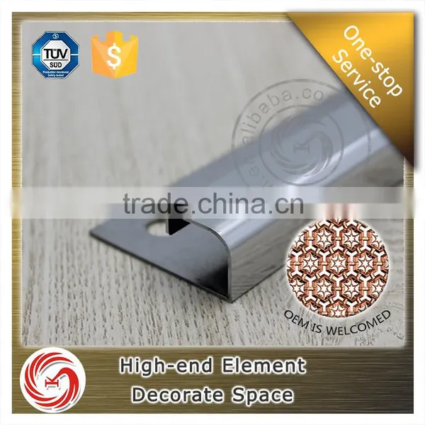 Sophisticated Technology Tile Trim Stainless Steel Bullnose Tile Trim Ceramic Tile Trim photo-4