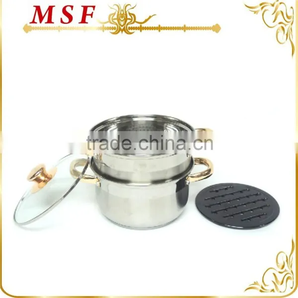 MSF-3409 Durable & Professional Stainless Steel Steamer Pot Corn Steamer Induction Base Quality Choice photo-3