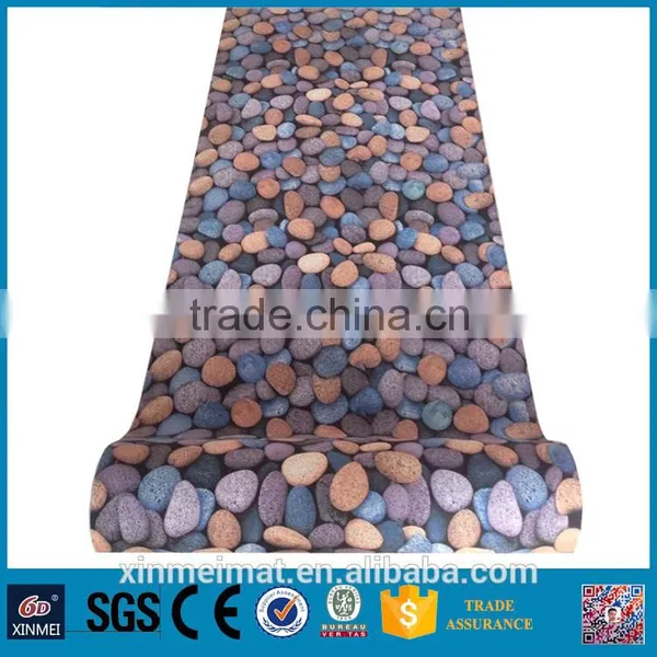 Cobble Stone Resin Flooring Roll China Supplier photo-4