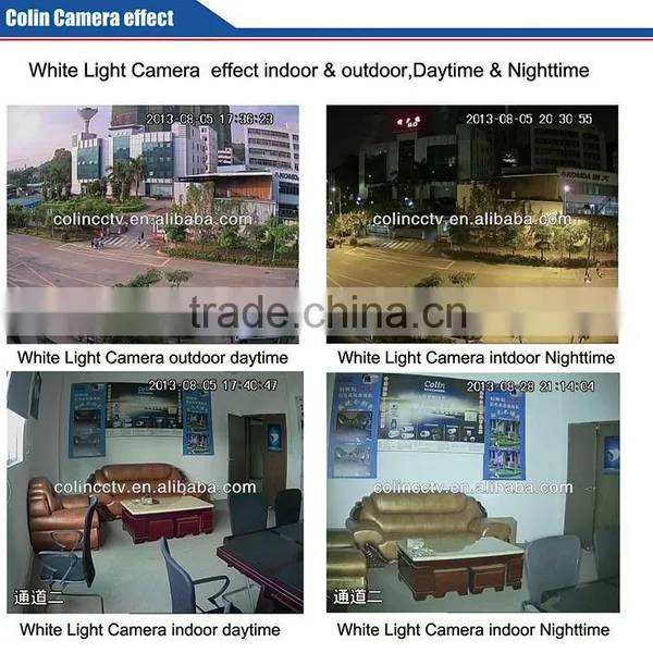 Colin Supply Real Color Night Vision White Light Infrared ir Indoor Ahd Dome Camera photo-4