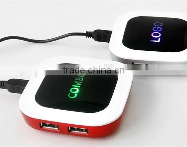 Promotional Gift USB 3.0 HUB With Card Reader Combo With LED Logo photo-2