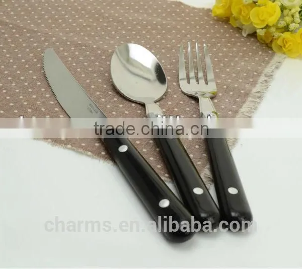 2015 Guangdong Hot Selling Stainless Steel Knife Fork Spoon Kit&Hotel Stainless Steel Knife Fork Spoon Tableware& photo-6