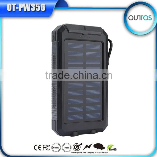 Wholesale Waterproof 8000mah Mobile Solar Panel Battery Charger Universal Portable Power Bank Quality Choice photo-4