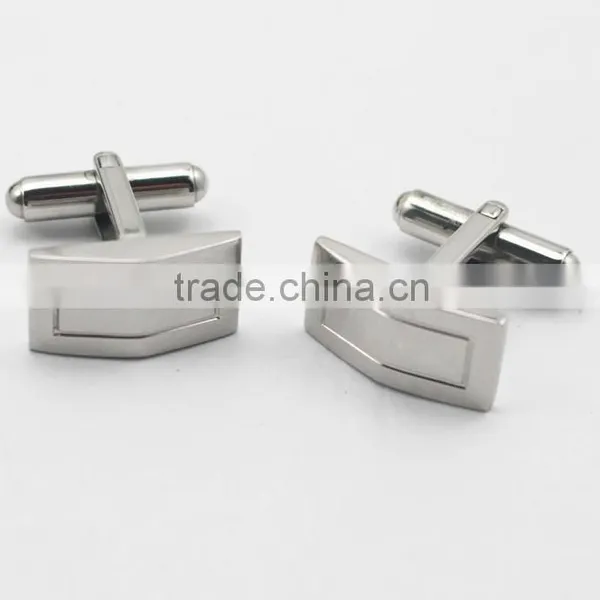 Factory Bulk Sale 316L Stainless Steel Top Quality Cufflink Clasps Cufflink Base photo-2
