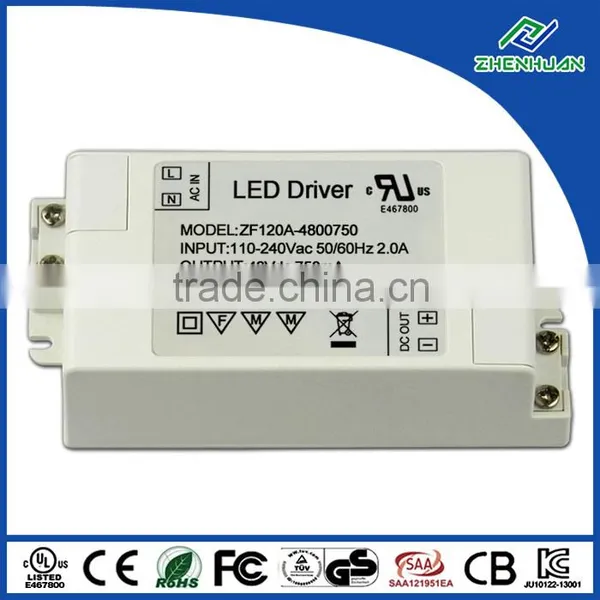 DC Led Driver 48V 0.75A Led Power Supply 750mA 36W Input 100-240VAC photo-3