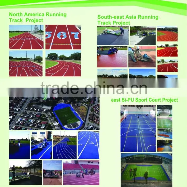 Polyrethane Athletic Running Track