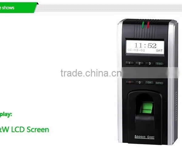 DIY Fingerprint+Card+Password Access Control Egypt With Tcp/Ip (HF-F7) photo-6