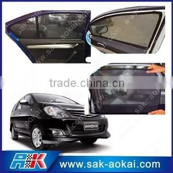 Front & Rear Car Window Shade, Retractable Car Sunshade, Car Magnetic Sunshade photo-3