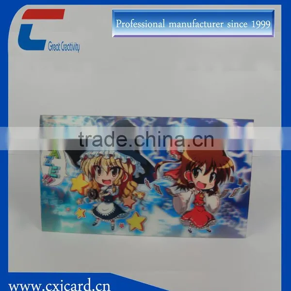 High Quality Printing Advertising Laser Cutting 3D Lenticular Card photo-4