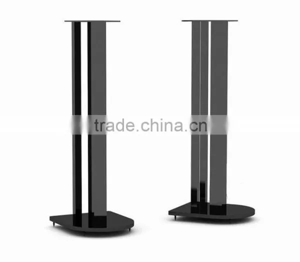 Black Sand Coated Metal Speaker Stand HV-1000