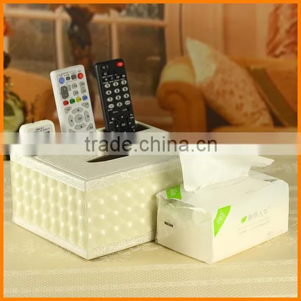 Creative Desktop Storage Box Multifunction Tissue Paper Tray Pumping Pumping Napkin Box Remote Control Box PACKER Post photo-2