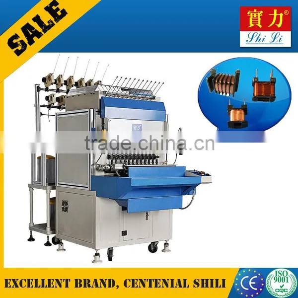 SHL210-12 Full Automatic Transformer Bobbin Plastic Coil Winding Machine photo-3