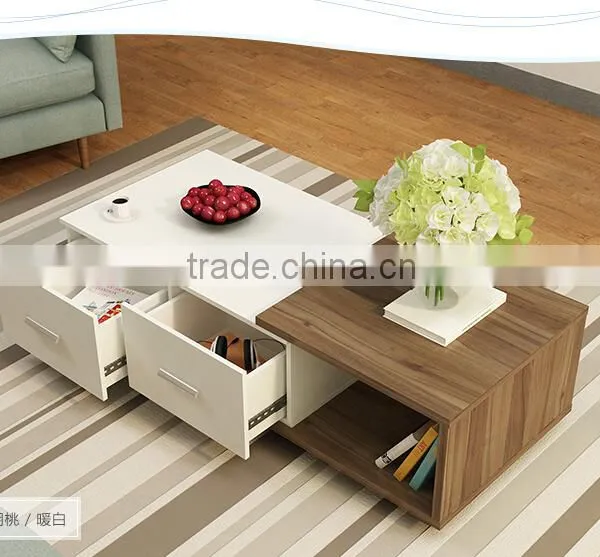 Expandable Modern Coffee Table Free Living Room Designs Furniture photo-4