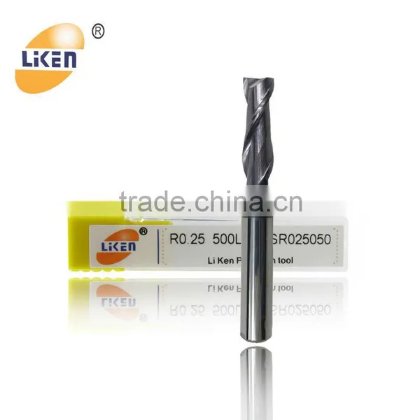 Liken500 HRC55 2Flute End Mill CNC Milling Cutter Wood photo-4