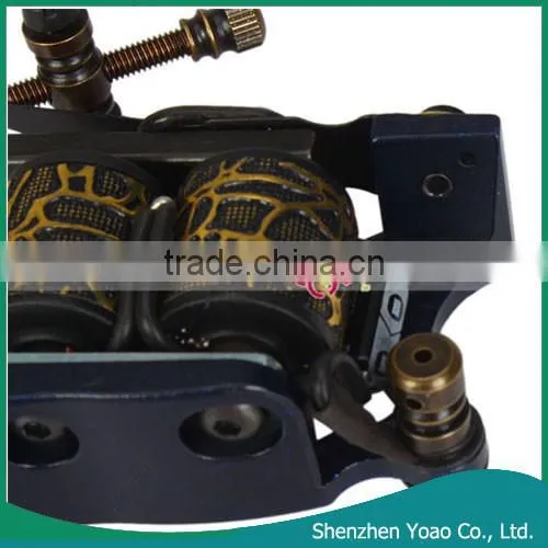 Newest 10 Wrap Coils Aluminium Alloy Shader Rotary Tattoo Machine photo-4