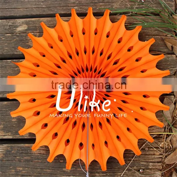 Popular Tissue Paper Fans Ceiling Decoration Inflatable Helicopter Party Decoration photo-5