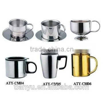Double Wall Stainless Steel Coffee Mugs