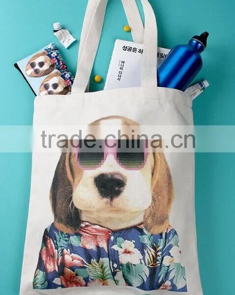 Fashionable Creative Dress Up The Animals Large Shopping Tote Bag photo-4