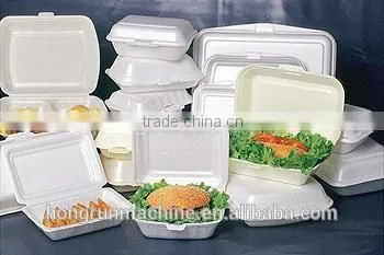 PS Foam Sheet Food Boxes Vacuum Forming and Cutting Machine With Mechanical Arm photo-3