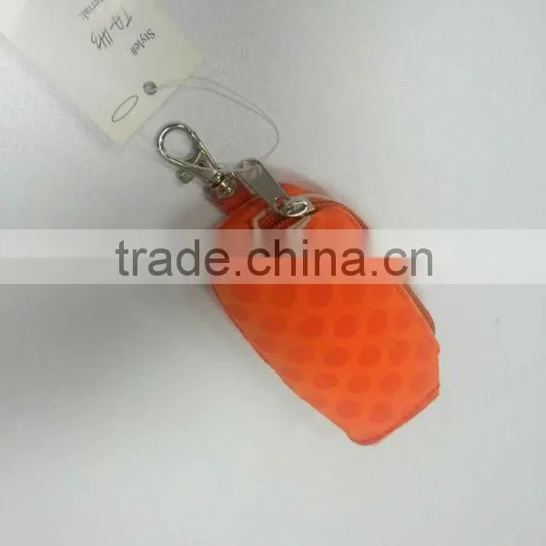 Orange Canvas Keychain Package Bag photo-2