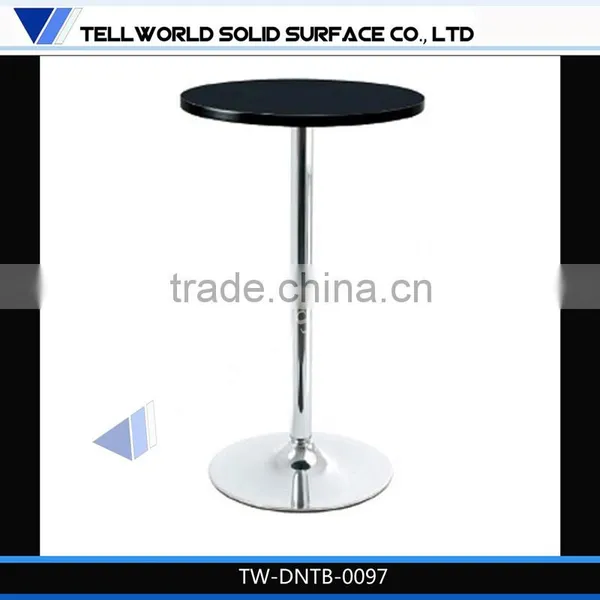 2016 Hot Sale 4 Seaters Table Resturant Resin High Gloss photo-2
