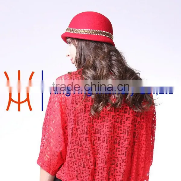 New Design Handmade Felted Women Winter Wool Hats photo-5