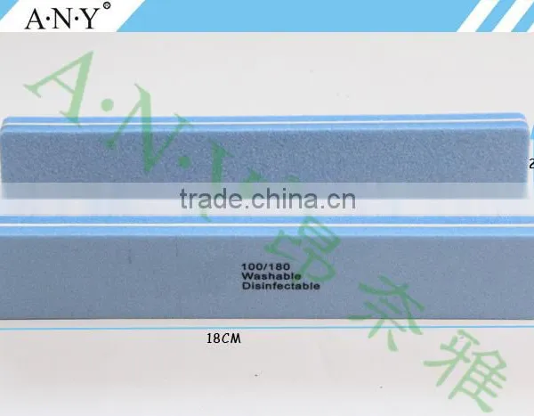 Professional Nail Care Shaping and Polising Blue Sponge Nail Salon Nail FIle Wide Shape photo-2