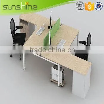 Modern Design Cubicle Office Workstation Furniture Desk Partition Screen Different Style photo-3
